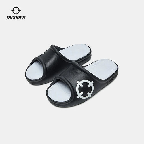 Rigorer Big Logo Slides Black-White