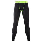 Rigorer Men's Compression Pants Sports Leggings Men's Compression Pants Sports Leggings Black-Green