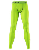 Rigorer Men's Compression Pants Sports Leggings Men's Compression Pants Sports Leggings Green