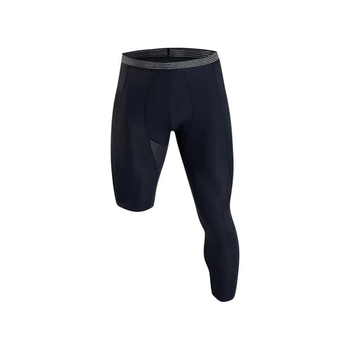 Rigorer 28% Spandex Compression Shorts Rigorer 28_ Spandex Compression Shorts Black (Short Right and Long Left)
