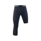 Rigorer Asymmetric Compression Shorts Black (Left Short and Right Long)