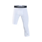 Rigorer Asymmetric Compression Shorts White (Left Long and Right Short)