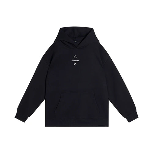 Rigorer Hoodie with AR Logo Black