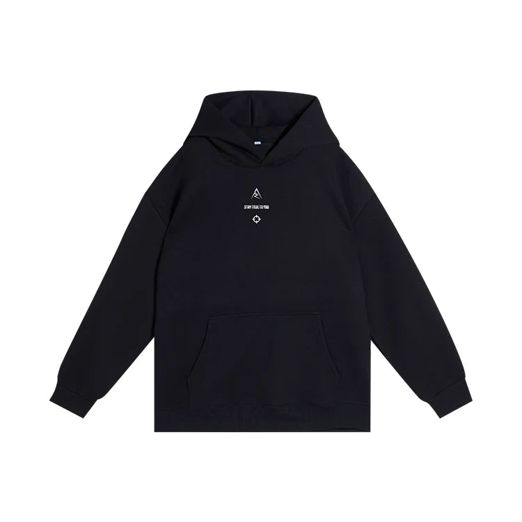 Rigorer Hoodie with AR Logo Black