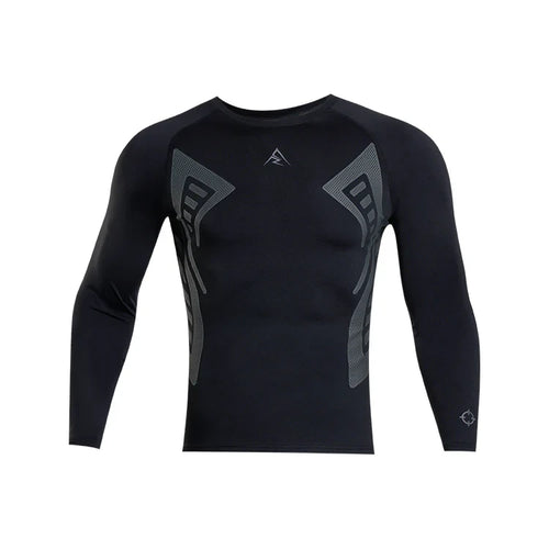 Rigorer Long Sleeves Compression Shirt With AR Logo Black