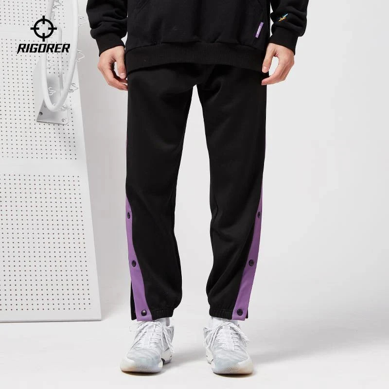 Rigorer Men's Training Pants Black-Purple