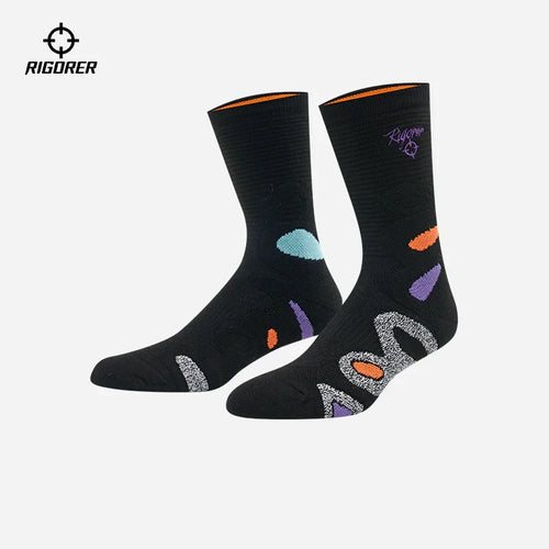 Rigorer Practical 'Butterfly' Basketball Socks Black