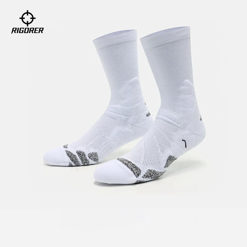 Rigorer Practical 'Ice-Breaking' Basketball Socks White