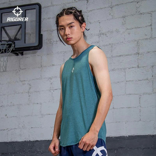 Rigorer Quick Dry Singlet Blue-Green